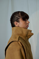 Lorena Saravia Katy suede jacket featuring a stylish, soft suede material with a tailored fit and classic design.