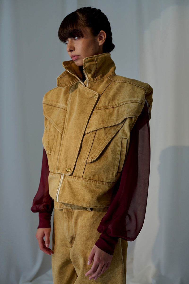 ALEX PANTS IN BROWN - CULT MIA