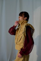 Brown Lorena Saravia ALEX pants showing a tailored fit and stylish design on a clean background