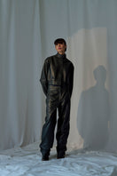 Lorena Saravia Julia Pants in neutral fabric, featuring a tailored fit and stylish design for modern, chic look.
