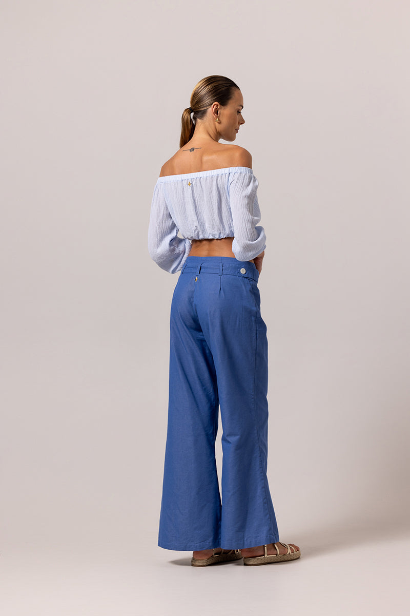 LORNA LIGHT DENIM PANTS - CULT MIA