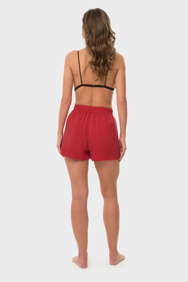 LOUNGE SHORT IN ROUGE - CULT MIA