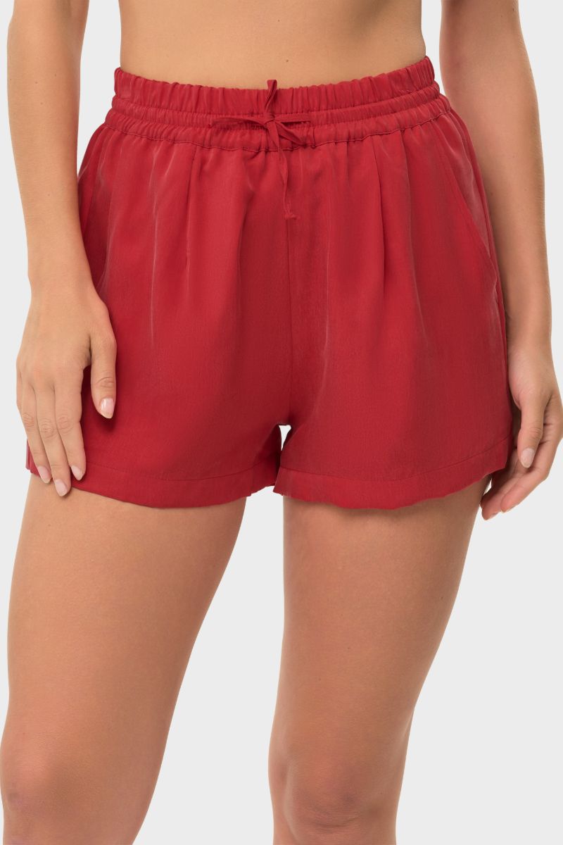 LOUNGE SHORT IN ROUGE - CULT MIA