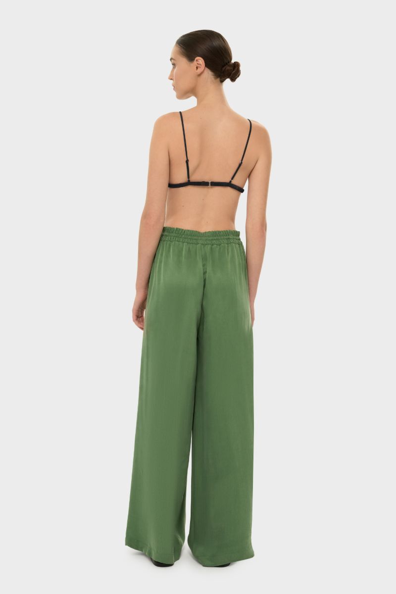 AQUAFLORA LOUNGE PANTS IN MOSS - CULT MIA