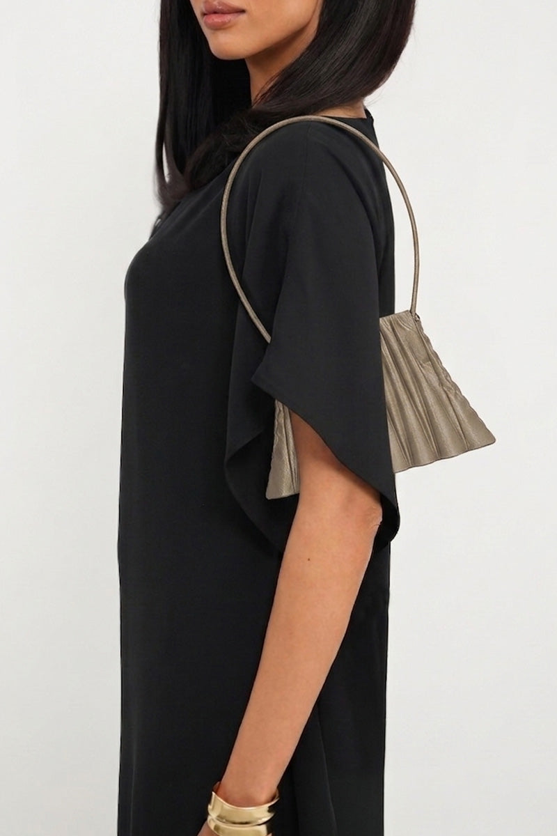 Touchless Stone Liquid Treasure shoulder bag with sleek design and textured stone liquid pattern, ideal for stylish everyday use.