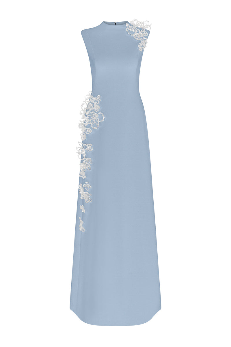 SLEEVELESS POLY CREPE MAXI DRESS | CULT MIA | L'SCARLETT SLEEVELESS POLY CREPE MAXI DRESS | CULT MIA | L'SCARLETT