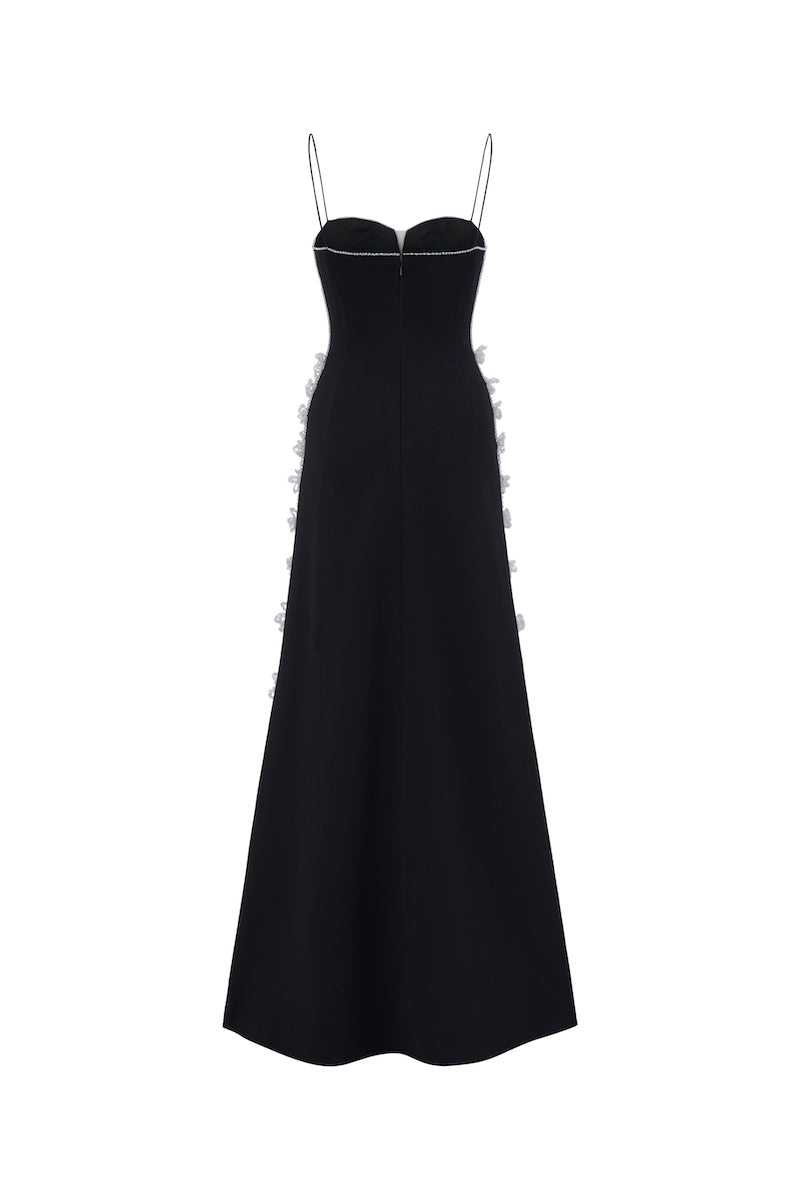 MAXI DRESS WITH SHOULDER STRAPS - CULT MIA