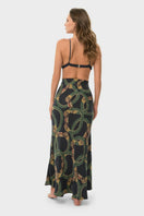 NiLuu Lucy slip skirt in Dion, a stylish maxi skirt with a flowy silhouette and elegant design, shown in the image.