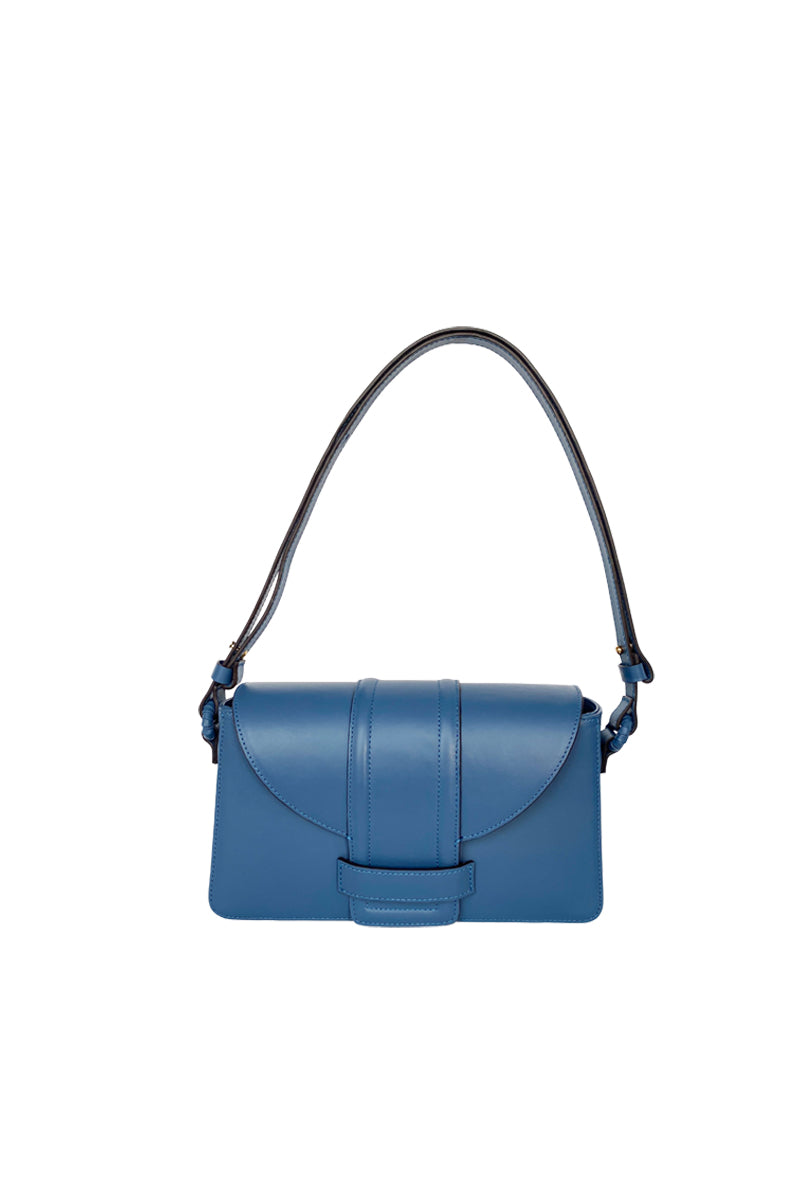 ISIDORA MALVA La Pradera shoulder bag in denim jeans with adjustable strap and stylish design, perfect for casual outings.