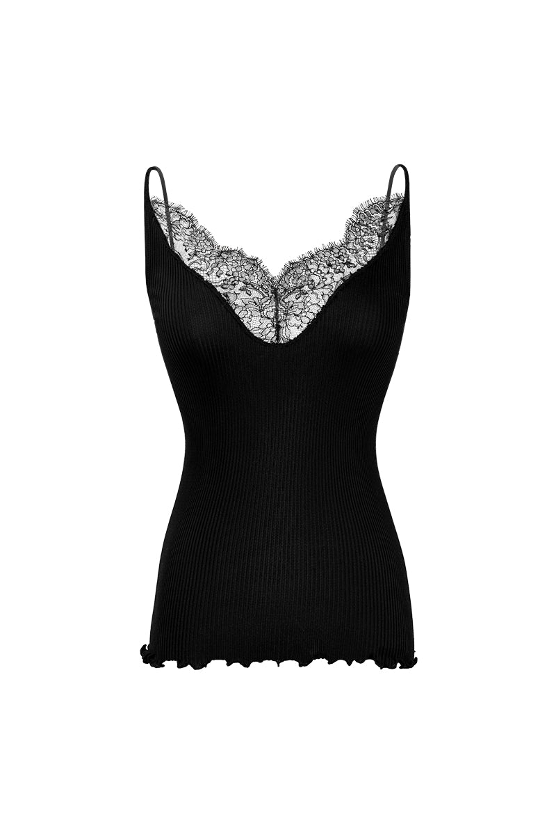 LATICA WOMEN'S KNIT CAMISOLE IN BLACK