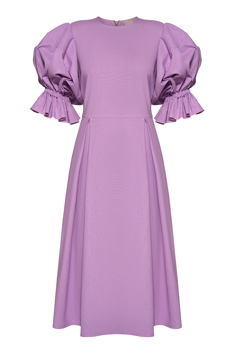 LAVENDER MIDI DRESS