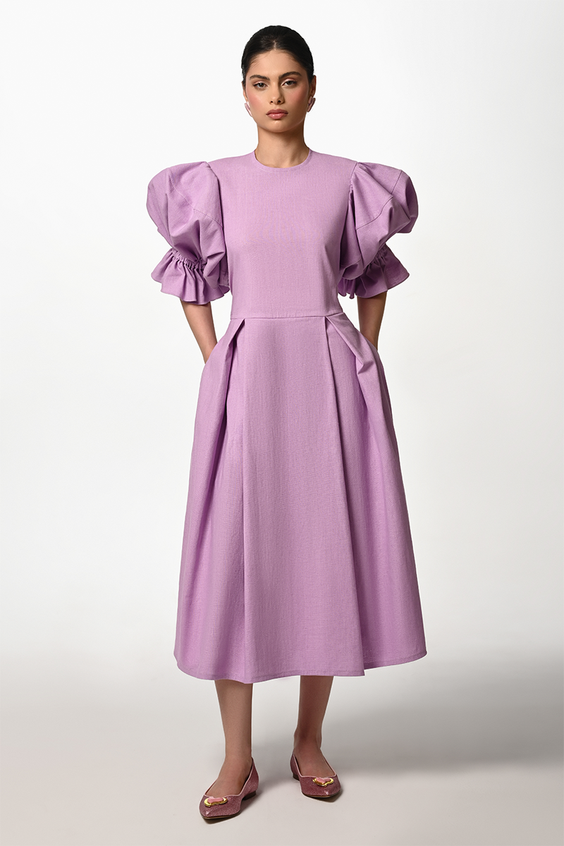 lavender midi dress LAVENDER MIDI DRESS | CULT MIA