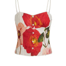 Summer Away Leia Top in Wild Bouquet, lightweight sleeveless blouse with floral print, perfect for casual summer wear.