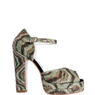Terry de Havilland Lena Lets Dance platform heels with bold design and high heels, featuring vibrant color and unique style.