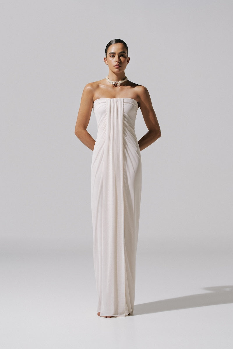 LENA MAXI DRESS IVORY