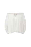 White Leona Top by Nana Jacqueline featuring a ring cutout design, styled with a round neckline and sleeveless fit.