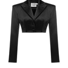 Matters LIV blazer in black, tailored blazer for women, featuring a sleek design and structured fit.