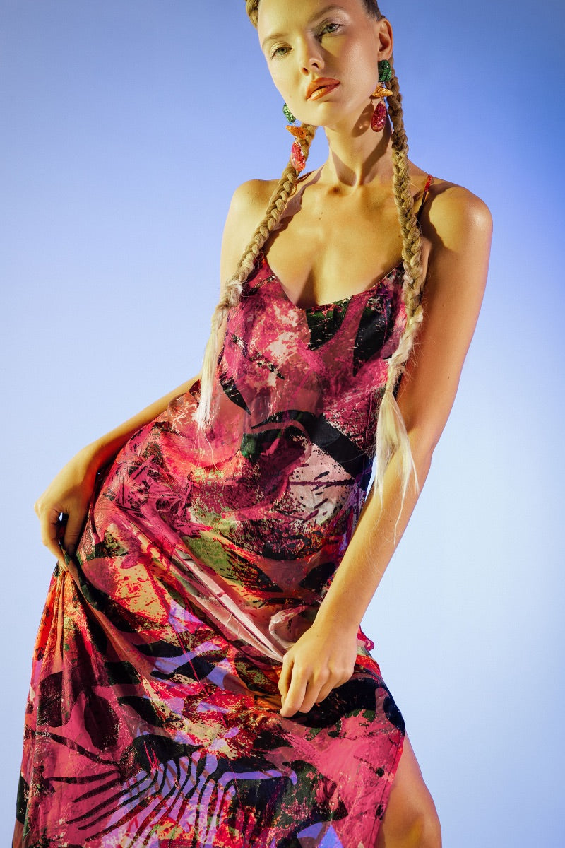 LIVIA DRESS IN MULTICOLOR - CULT MIA