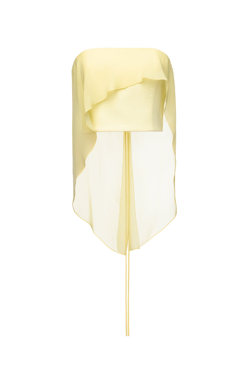 Matters Lola top in vibrant butter yellow, featuring a stylish sleeveless design and comfortable fit, perfect for casual wear.
