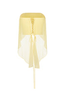 Matters Lola top in butter yellow, stylish sleeveless blouse with a relaxed fit, perfect for casual or dressy occasions.