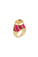 Maria Frering Lolly red and pink gemstone ring featuring vibrant gemstones and elegant design.
