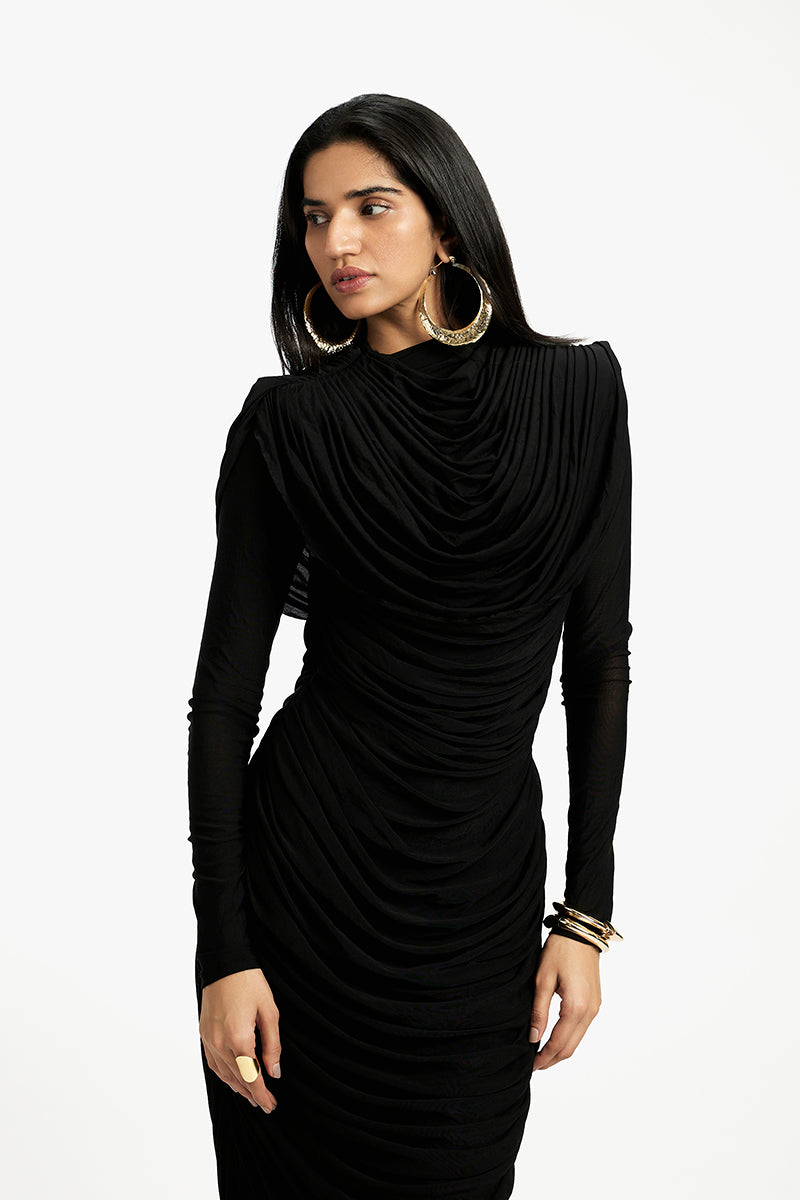 GRACE LONG SLEEVE MAXI DRESS - CULT MIA