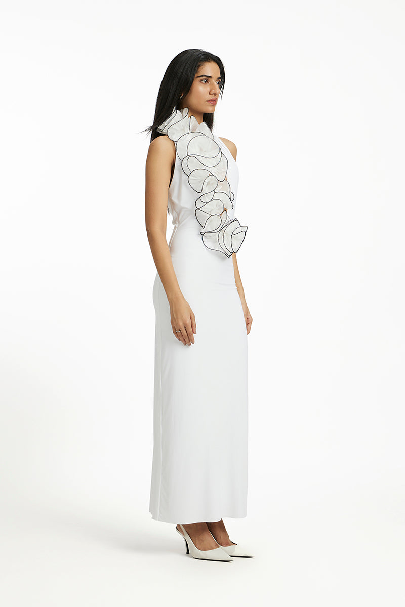 HOPE V NECK MIDI DRESS - CULT MIA