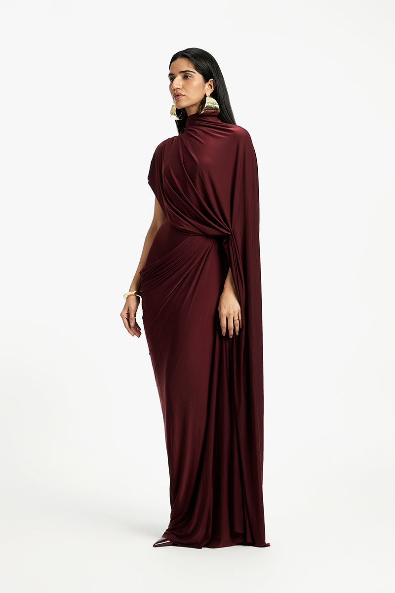 DAPHNE DRAPED MAXI DRESS - CULT MIA