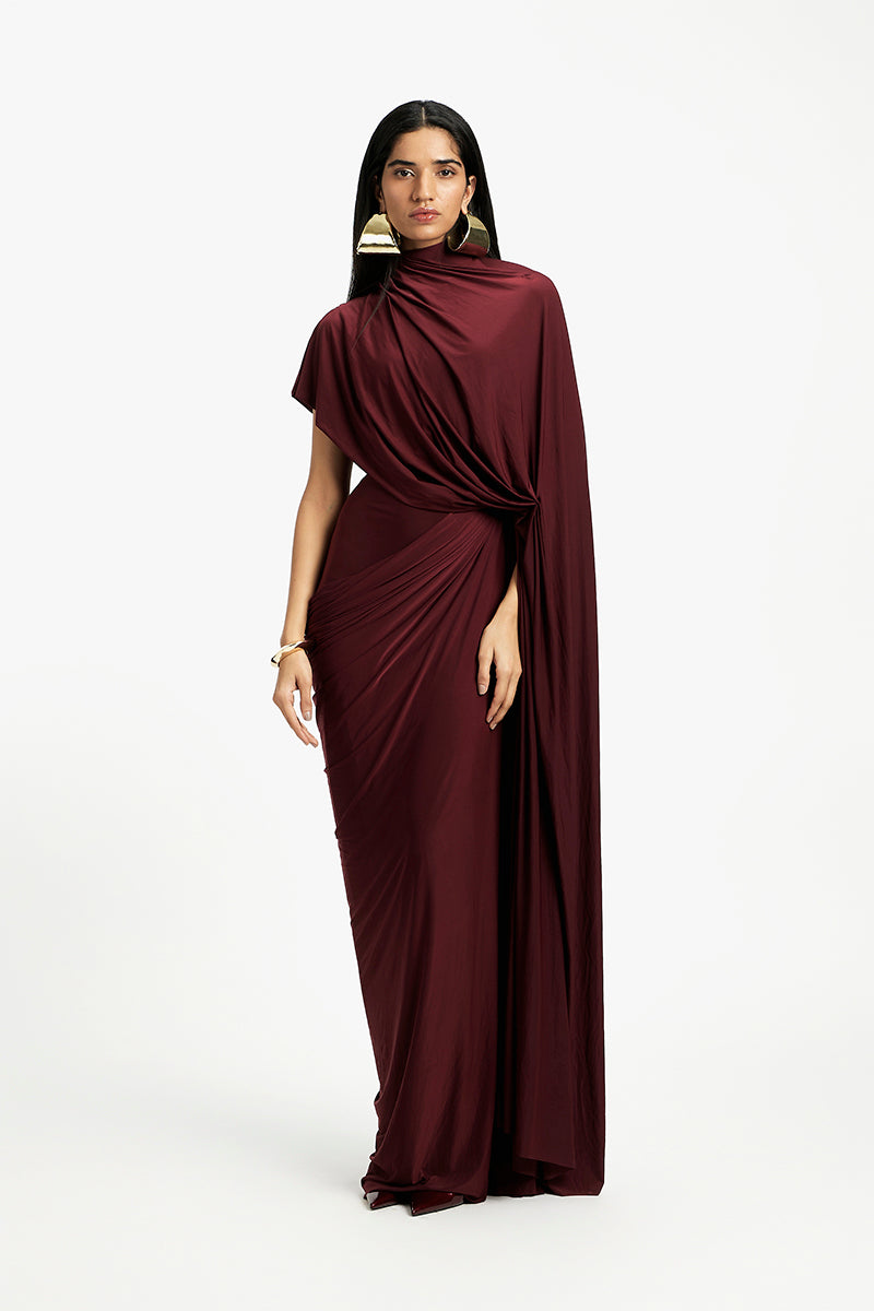 DAPHNE DRAPED MAXI DRESS - CULT MIA