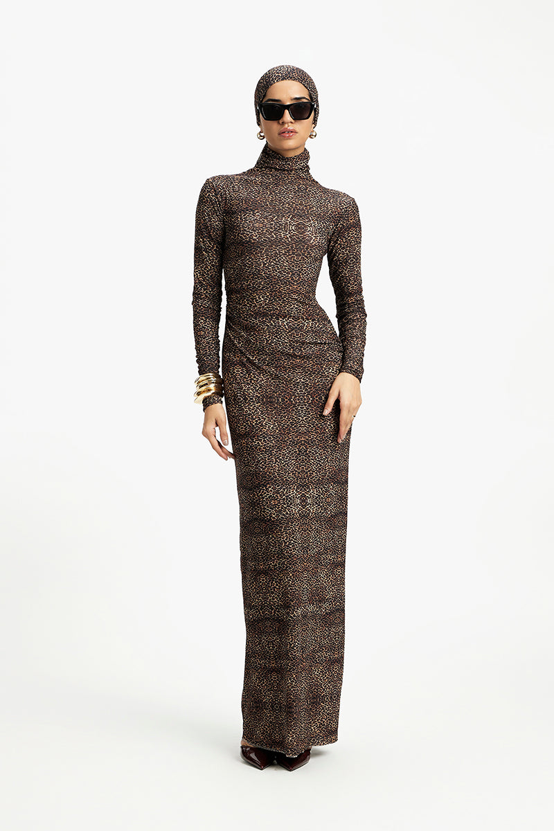 JENNY MOCK NECK MAXI DRESS - CULT MIA