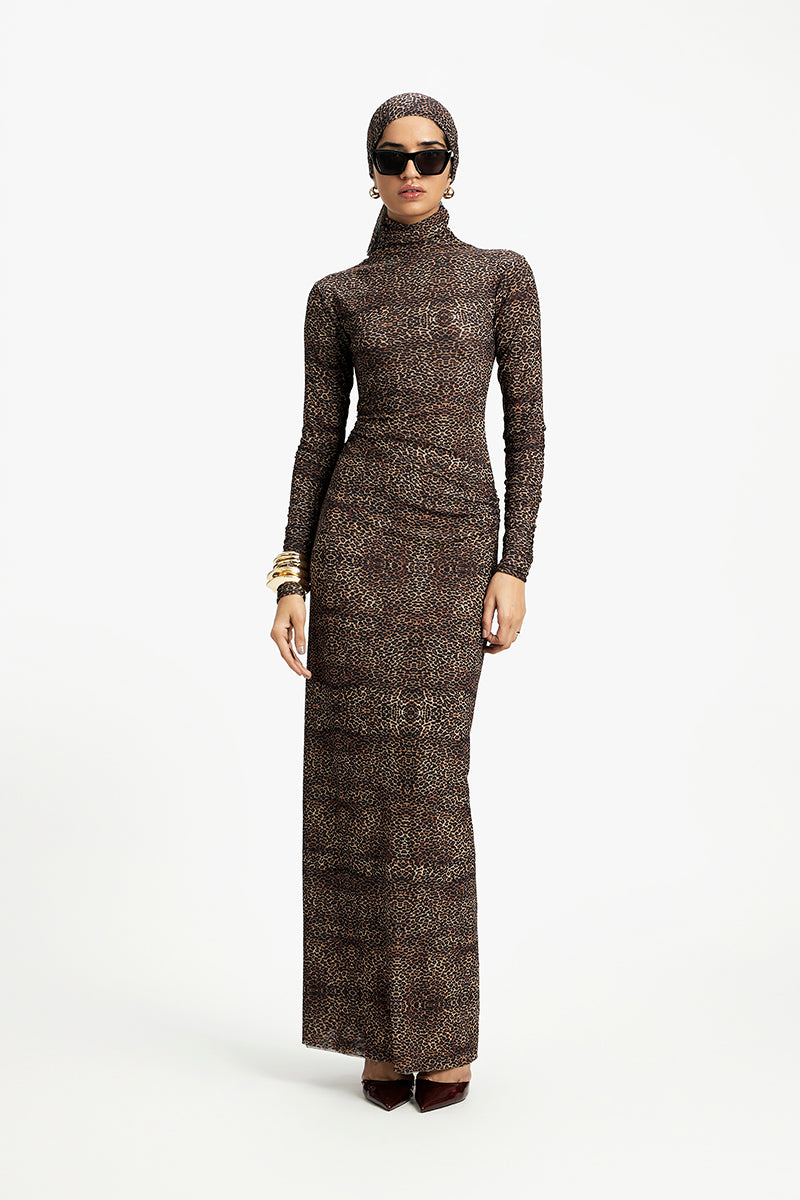 JENNY MOCK NECK MAXI DRESS - CULT MIA