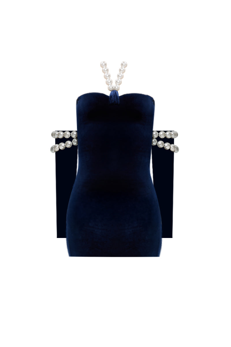 ETERNAL HEIR MINI NAVY DRESS