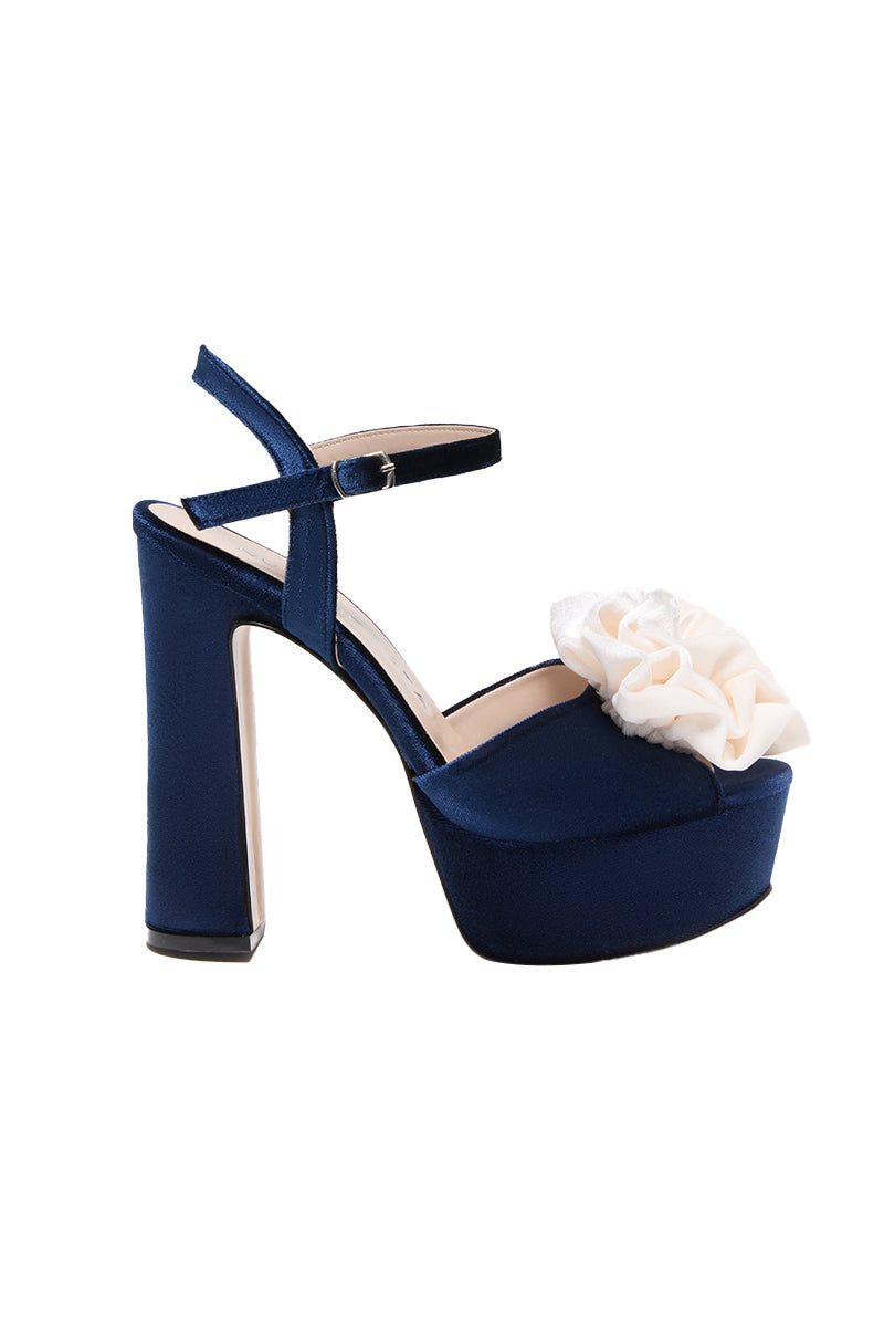 BLOOM NAVY HEELS