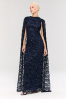 Elegant Nur Karaata Imperial Gala gown shown in Look 4, featuring intricate details and luxurious fabric for formal occasions.