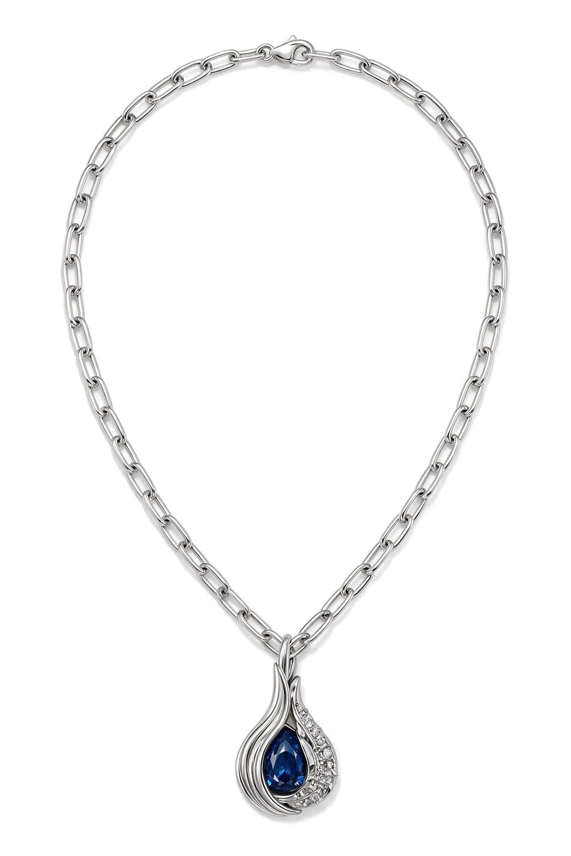 LOOP PENDANT WITH HOUSE CHAIN 90