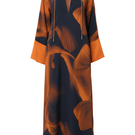 NILuu Loren Noor kaftan maxi dress with flowing fabric and intricate patterns, stylish and comfortable for casual or special occasions.