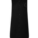 Black mini dress by Liya featuring a sleek, fitted silhouette and stylish design, perfect for chic evening or casual wear.