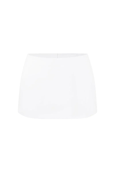 LOW WAIST MINI SKIRT IN OFF WHITE | CULT MIA | Stolen Stores