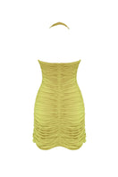 Gigii's Lumina Mini Dress featuring a stylish sleeveless design and vibrant color, perfect for casual or semi-formal occasions.