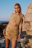 Gigii's Lumina mini dress featuring a fitted silhouette and stylish design, perfect for casual or evening wear.