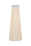 Nana Gotti Lunara Maxi Dress in flowing fabric with a flattering silhouette, perfect for elegant summer events.