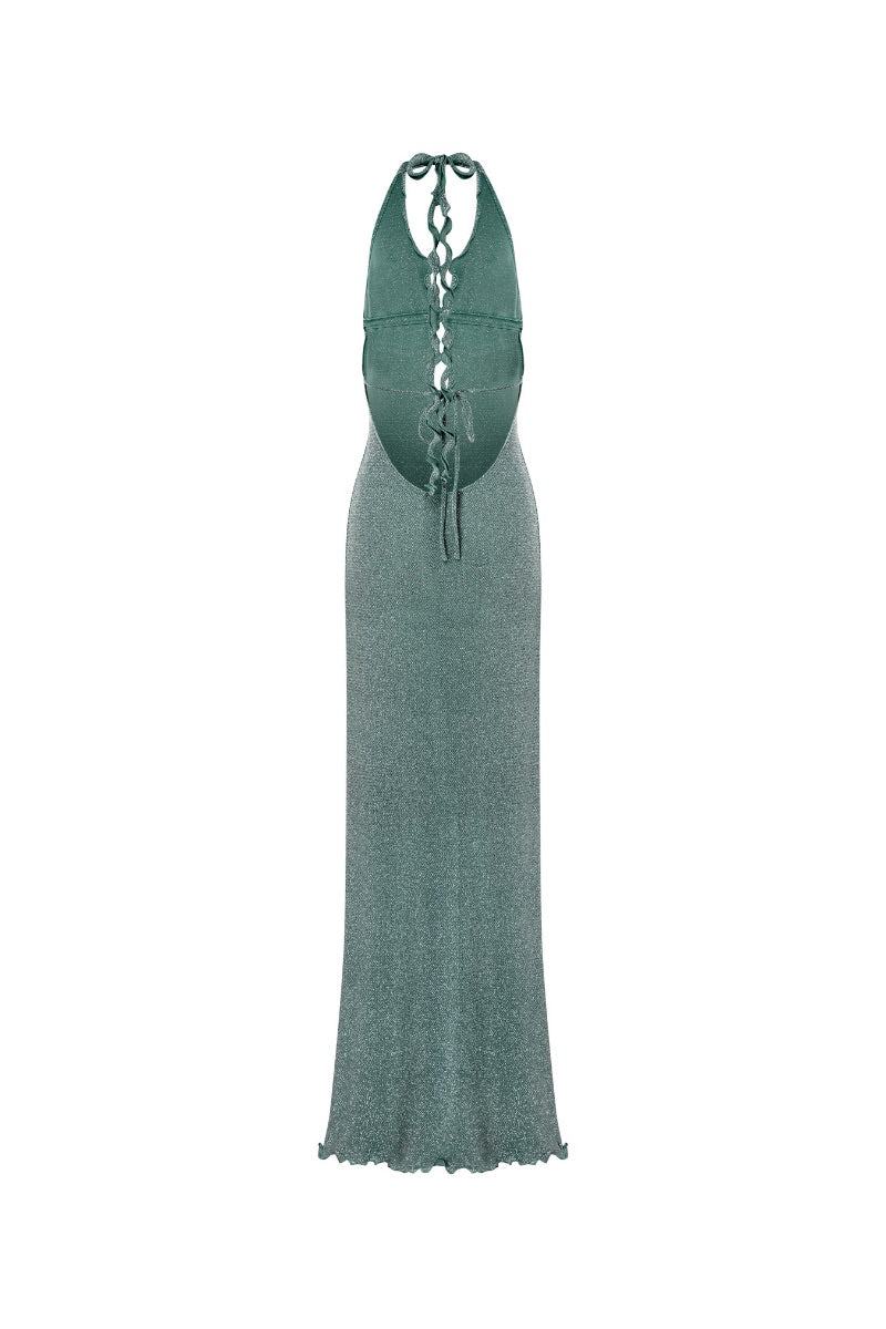 LYRA DRESS IN SAGE GREEN - CULT MIA