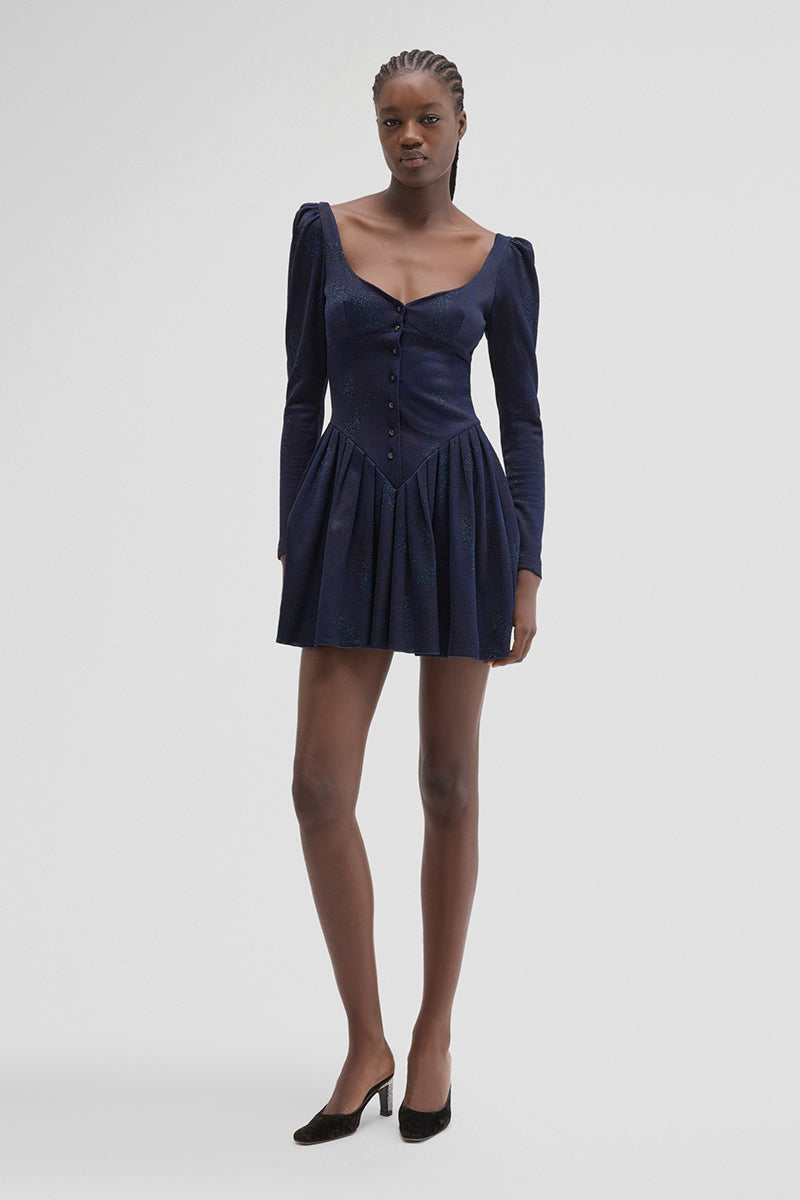 BALLERINA DRESS IN NAVY