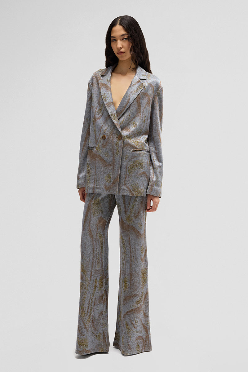 TATS BLAZER IN SAND SKY