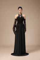 MANDOLIN DRESS IN BLACK