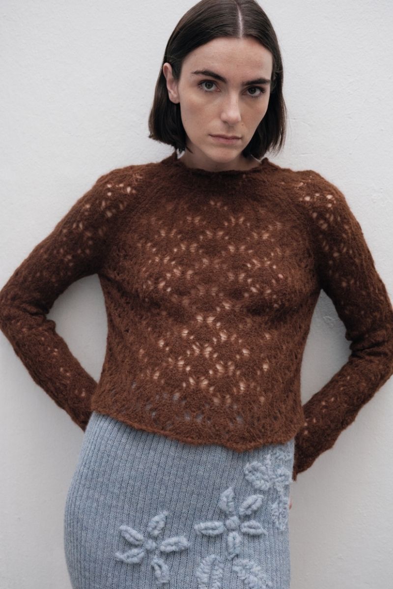MARAYA SWEATER IN BROWN
