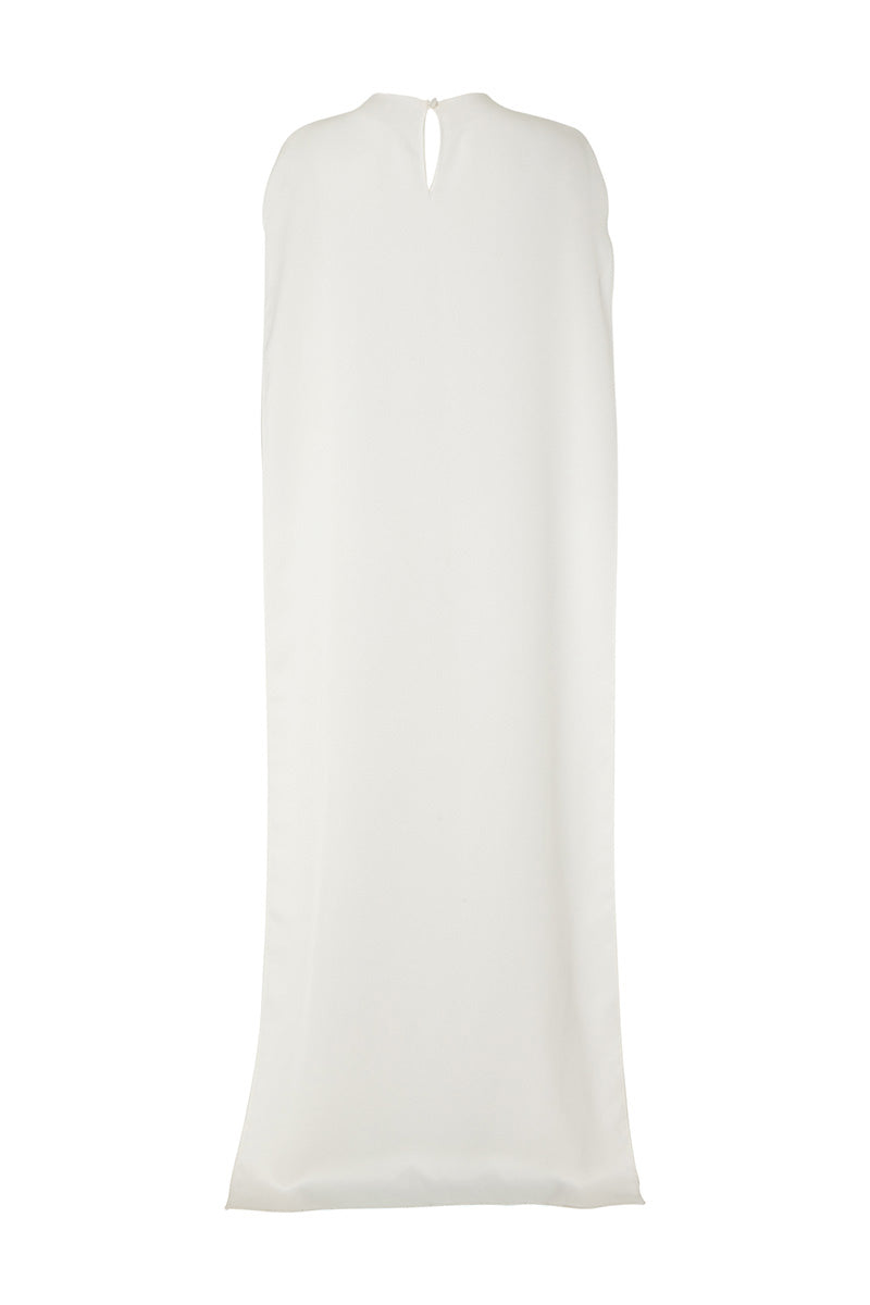 Studio NK ivory marble cape top featuring a stylish, flowing design perfect for elegant casual wear.