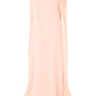 Peach marble cape top by Studio NK, featuring a stylish flowing design and soft fabric, perfect for casual or elegant outfits.