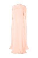 Peach marble cape top by Studio NK, featuring a stylish flowing design and soft fabric, perfect for casual or elegant outfits.