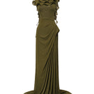 MARCHE DRESS IN OLIVE